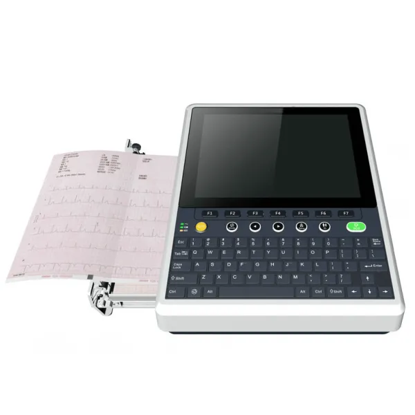 10.4'' touhscreen 12 channel ecg machine with analyzer iMAC120