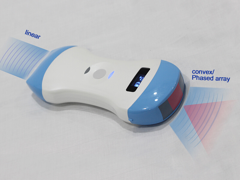 Convex linear cardiac 3 in 1 wifi doppler ultrasound probe 5CPL