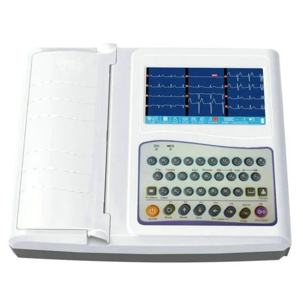 Portable ekg machine 12 lead ecg machine 12 channel ECG-8121