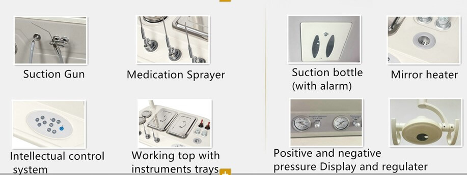Simple compact medical ear nose throat ent treatment unit G30 (7)
