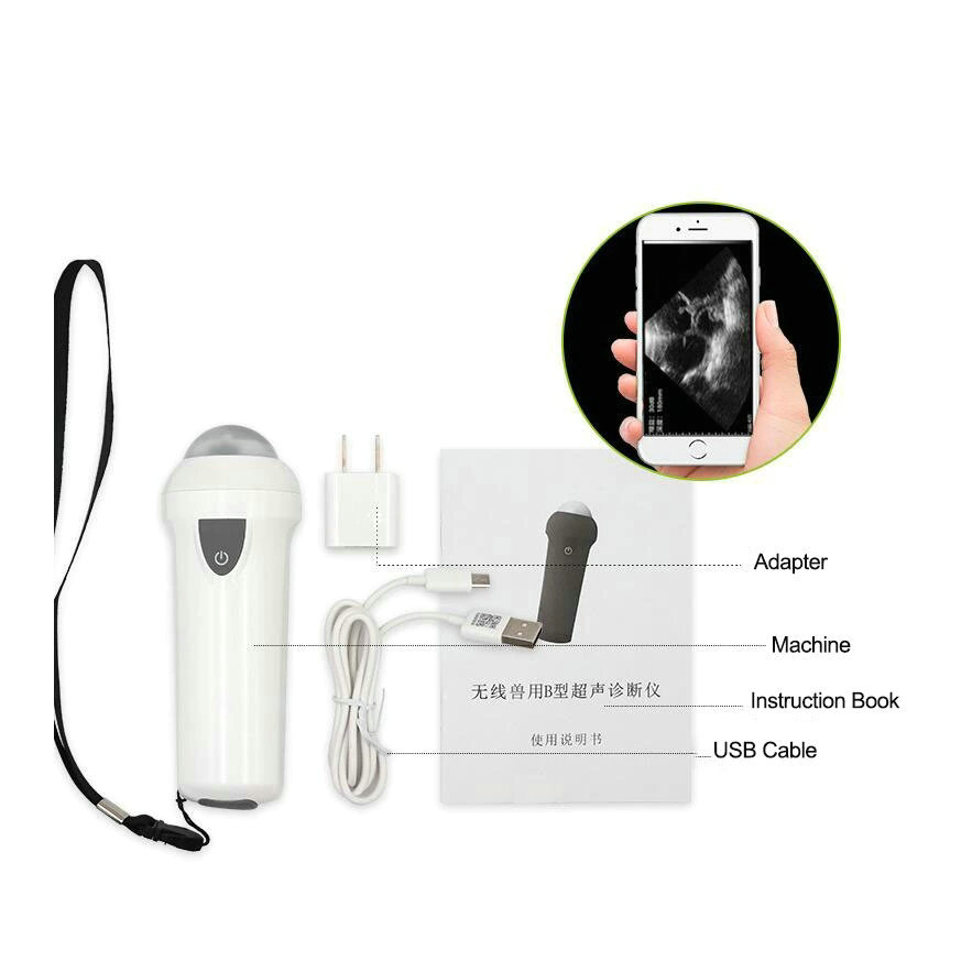 Wireless handheld pig sheep goat veterinary ultrasound machine
