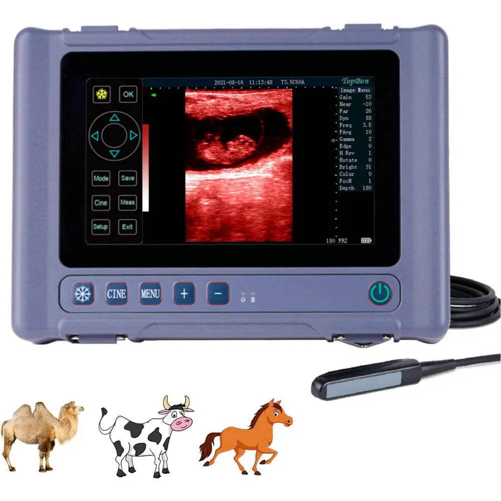 Best waterproof portable veterinary ultrasound for cow horse sheep (1)